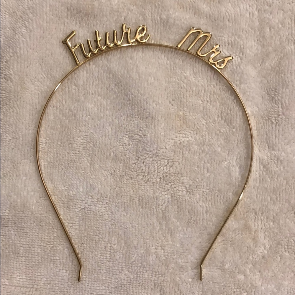 Future Mrs Bride Bachelorette Headband Crown
